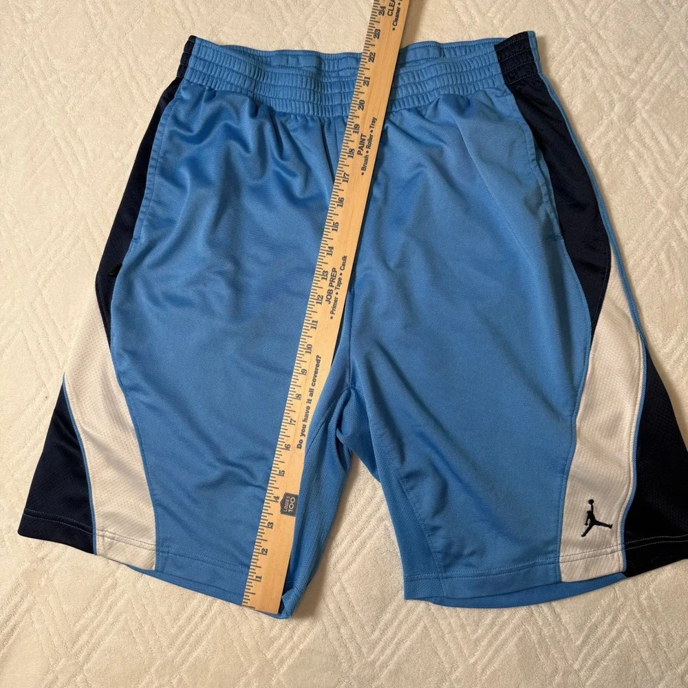Athletic Basketball Jordan Dri-FIT Shorts Mens M Blue Navy Colorblock